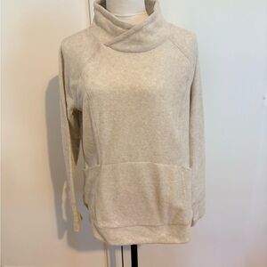 Xersion Cream Cowl Neck Pullover Sweater